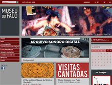 Tablet Screenshot of museudofado.pt